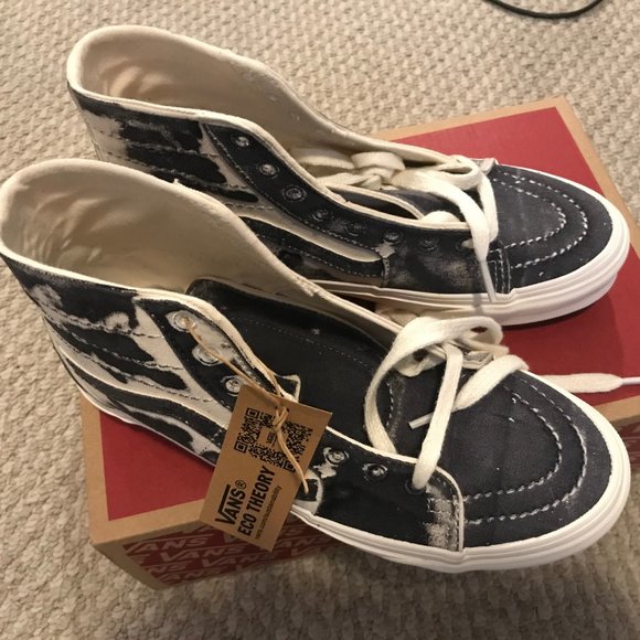 VANS NEW IN BOX $120 RETAIL Denim Canvas Sneaker Mens 6 W 7.5 - Picture 5 of 13